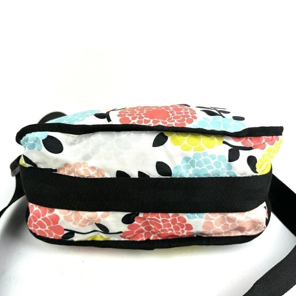 Lesportsac Everyday Crossbody Bag Floral Nylon Colorful Handbag Purse‎